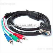 VGA (Male) to RCA (Male) adaptor cable VGA TO TV CABLE